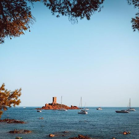 Апартаменты Plage A 200 Metres. Vue Mer Et Esterel ! Renove Сен-Рафаэль Экстерьер фото