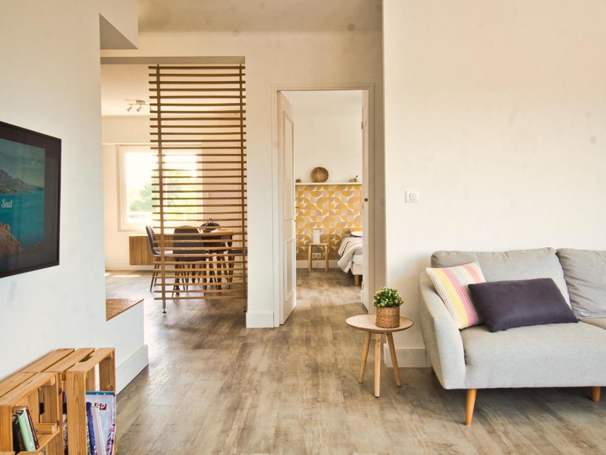 Апартаменты Plage A 200 Metres. Vue Mer Et Esterel ! Renove Сен-Рафаэль Экстерьер фото